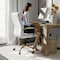 Flash Furniture White Leather Gold Frame High Back Chair GO-2286H-WH-GLD-GG - alternate 6
